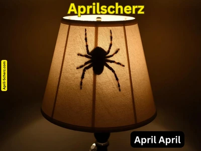 Aprilscherz - Fake Spinne